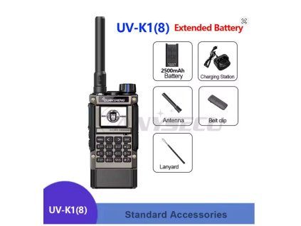 Quansheng UV-K1 (8) 2500 mAh  + Naprogramováno