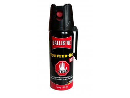 F.W. KLEVER GmbH Obranný pepřový sprej KO-JET 50 ml tekutá střela  + s patentovanou proti-panickou pojistkou